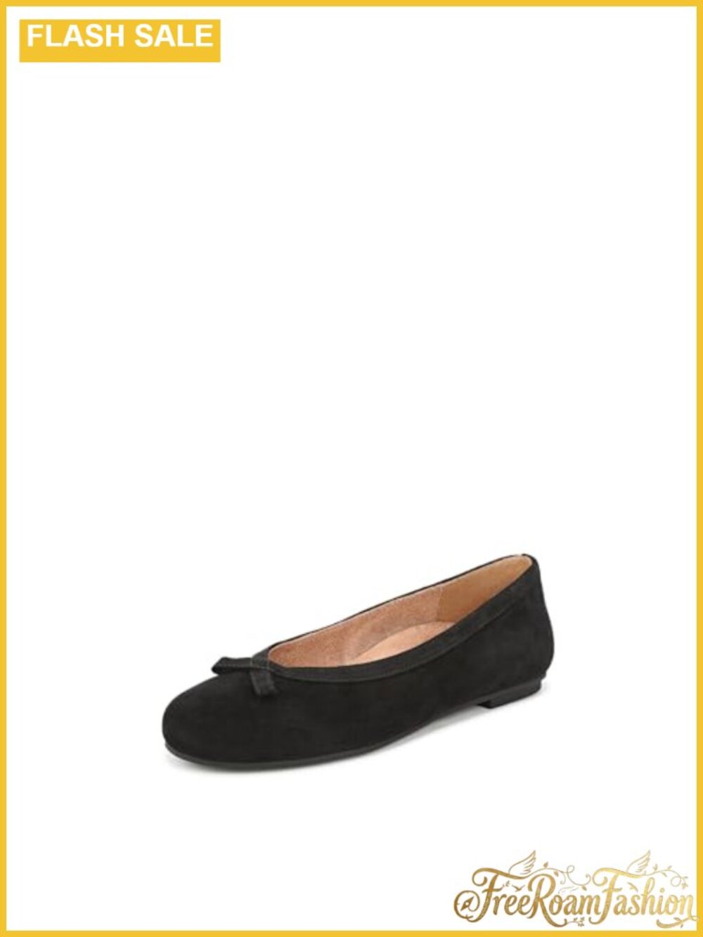Vionic Sidney Ballerina Skimmer Flats Suede Comfort Orthotic Women's Shoes